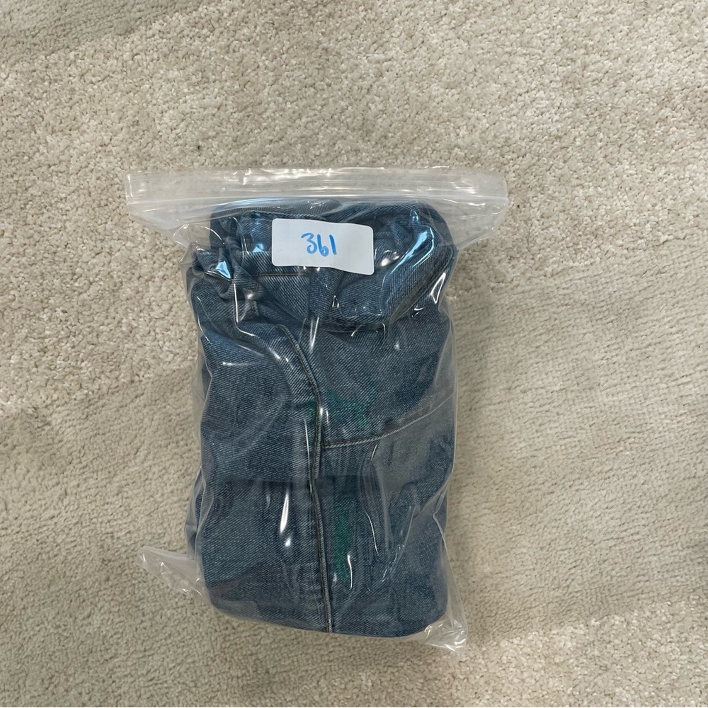 YUMI ROW Women's Fern Washed Denim Size S In Blue - Picture 8 of 8